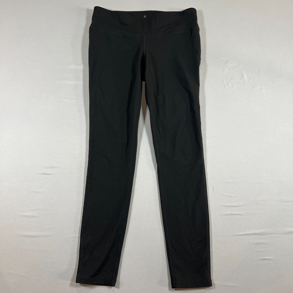 Prana Leggings Womens Medium Black High Waisted Athleisure Gym Training Pull On